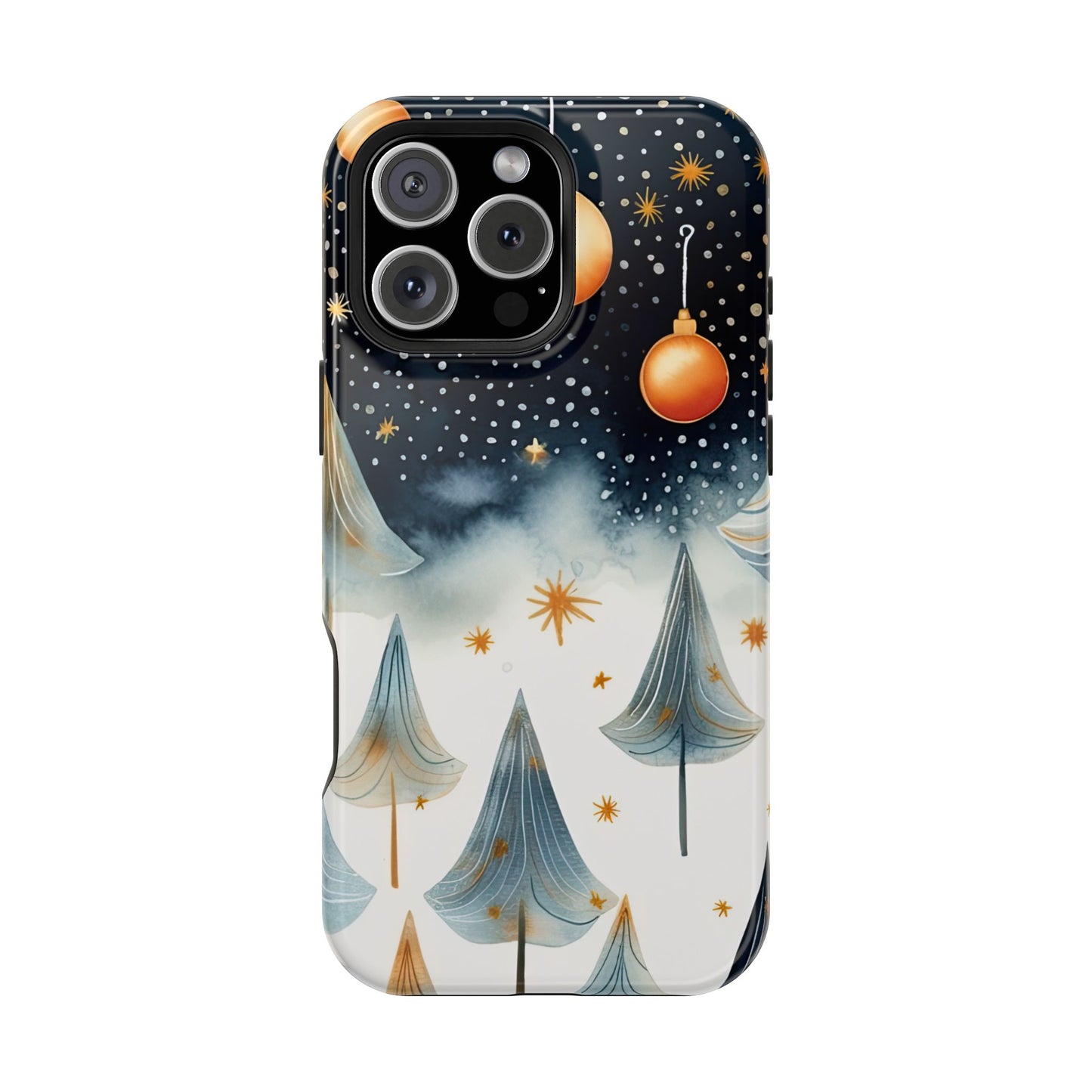 Winter Wonderland Gold Ornament – MagSafe iPhone Series Case