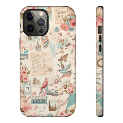 Vintage Collage iPhone Case - Retro Nostalgic Protective Cover