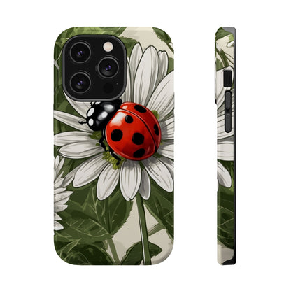 Ladybug & Daisy Garden Charm - MagSafe iPhone Case