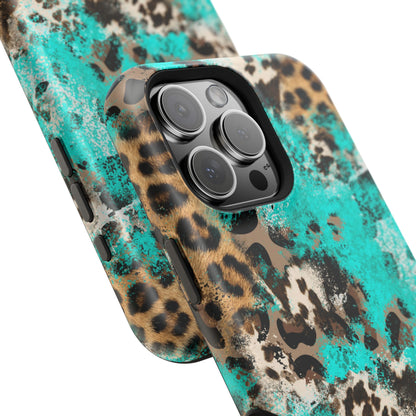 Aqua Splash Leopard - MagSafe iPhone Series Case