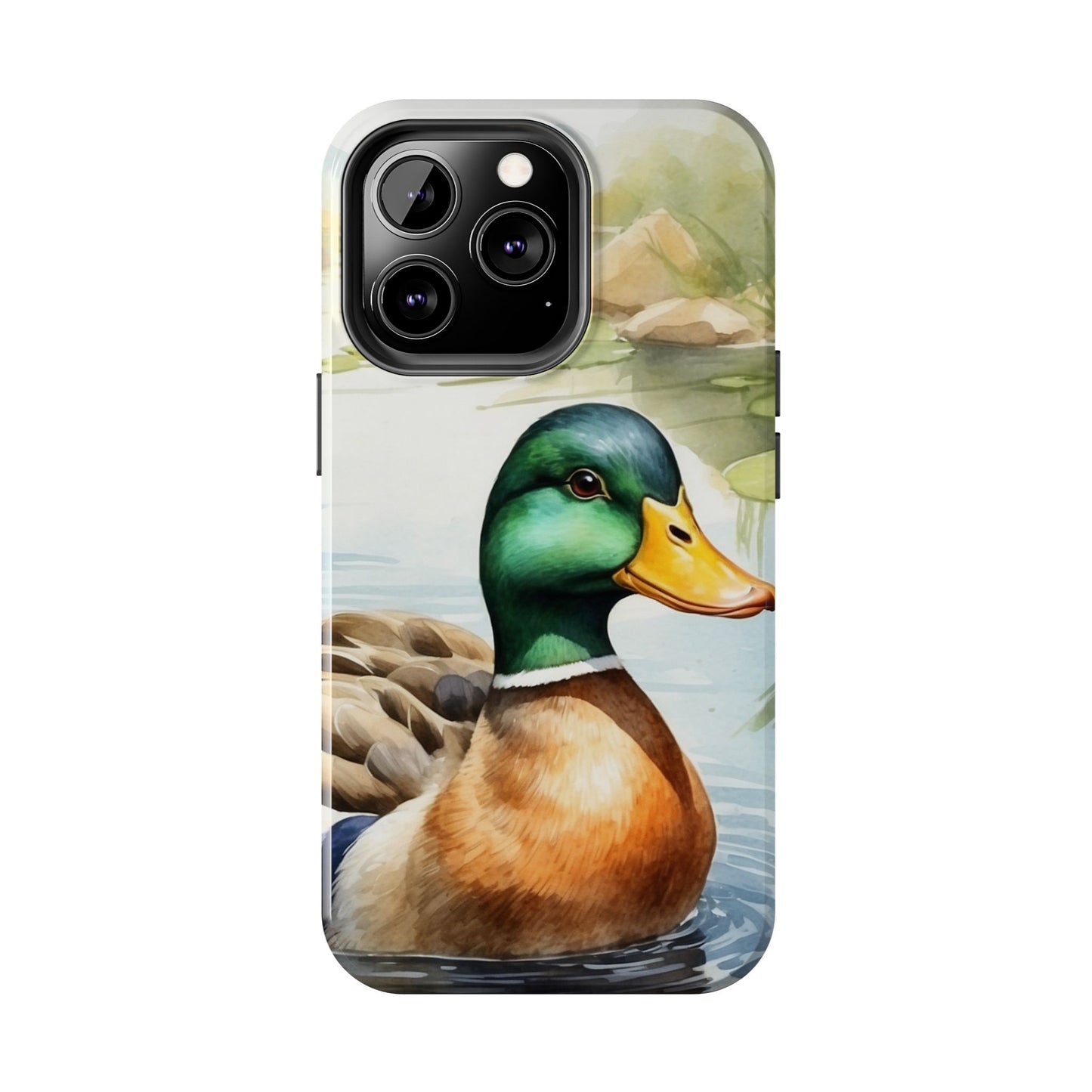 Serene Duck Reflection - iPhone Case