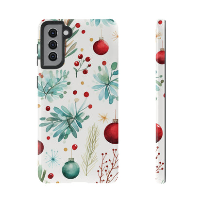 Festive Holiday Ornament Pattern – Samsung Galaxy Case