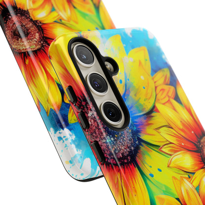 Vibrant Sunflower Splash - Samsung Galaxy Series Case