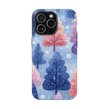 Pink & Purple Winter Wonderland - MagSafe iPhone Series Case