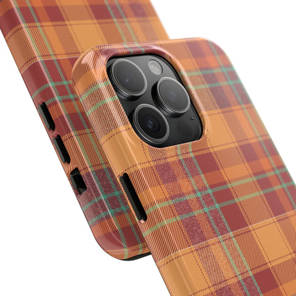 iPhone Case - Autumn Tartan Plaid Design