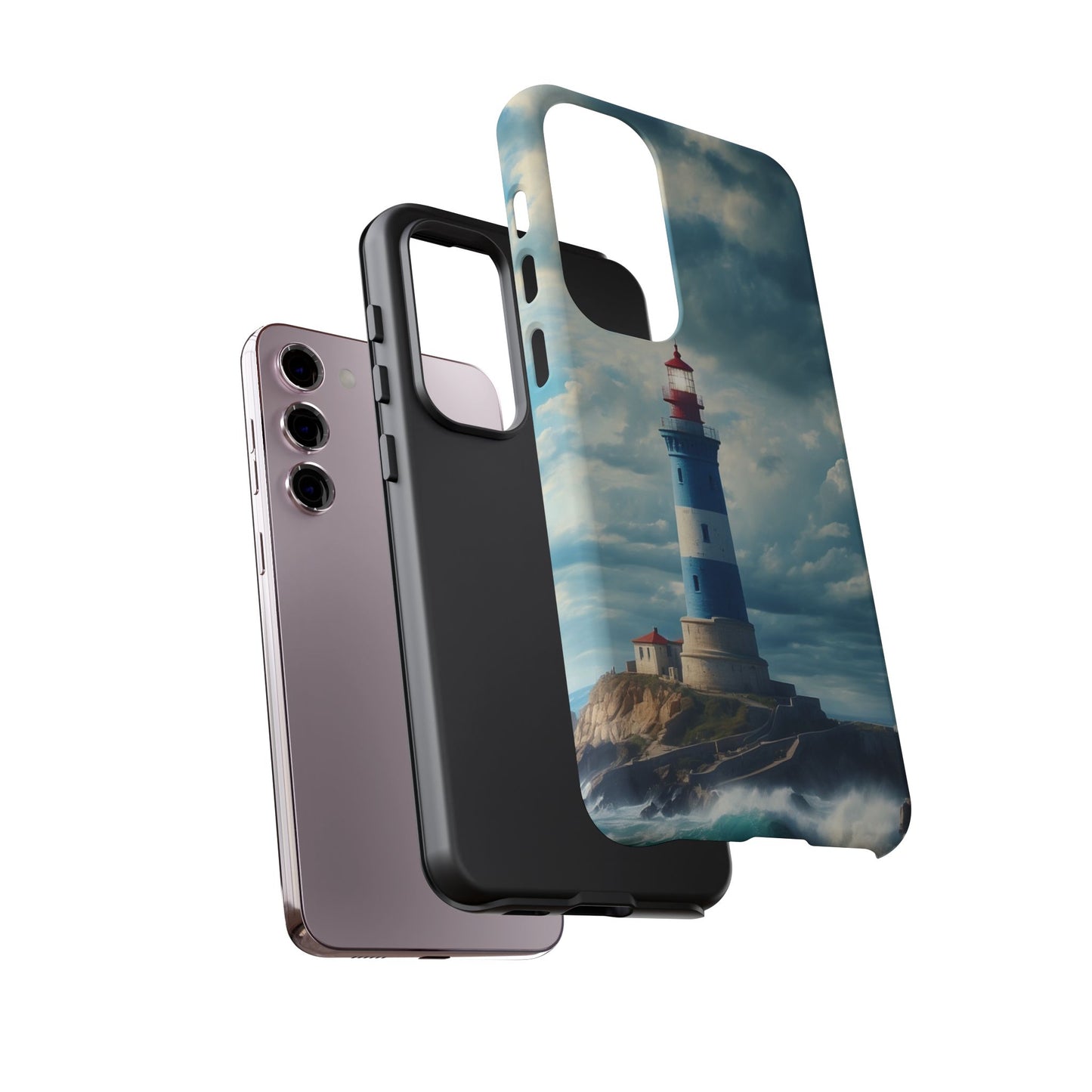 Samsung Galaxy Case - Coastal Lighthouse Design