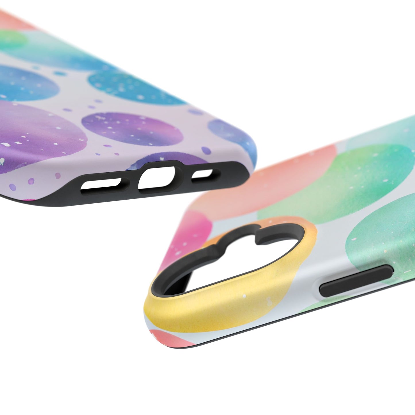 Pastel Galaxy Bubbles  MagSafe iPhone Case – Slim Design, Glossy Finish