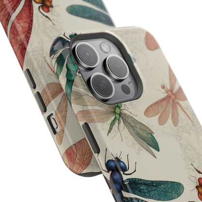 Vintage Dragonfly Garden – MagSafe iPhone Series Case