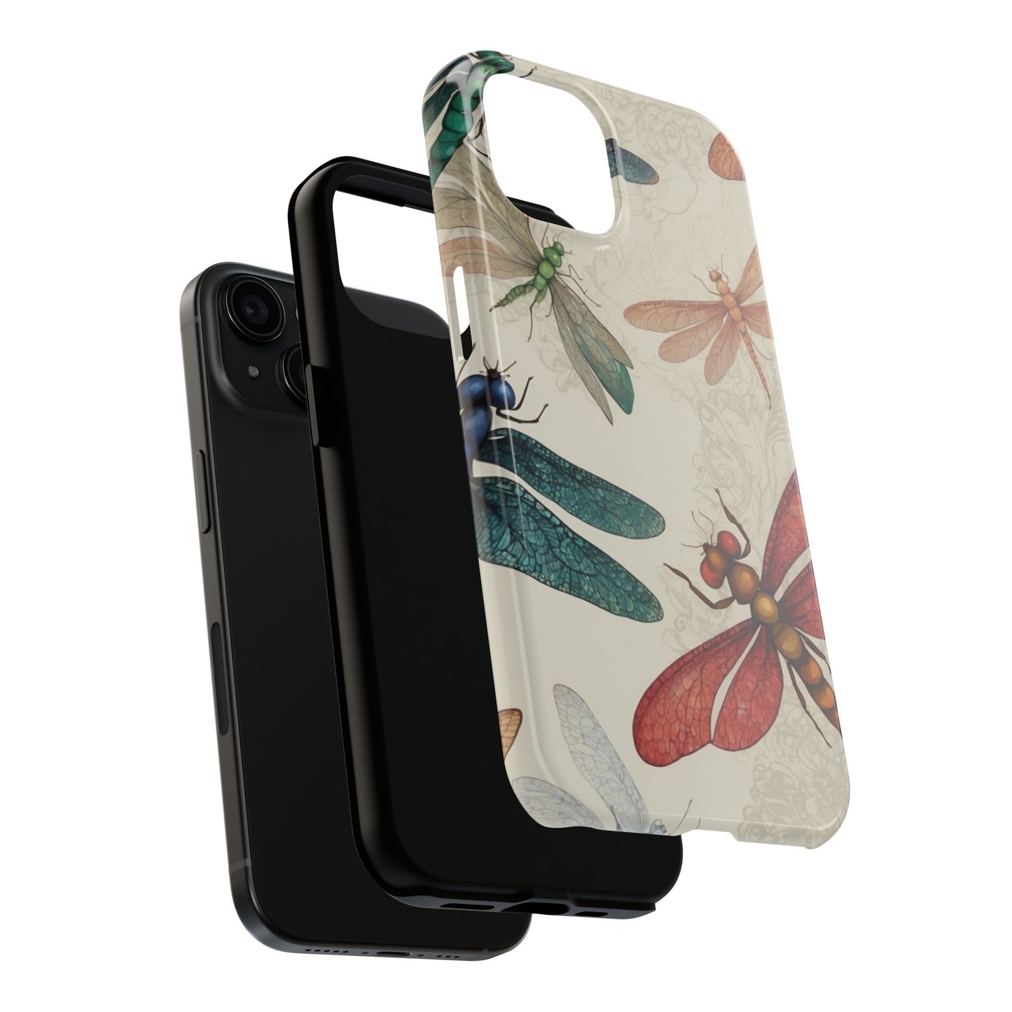 Vintage Dragonfly Garden – iPhone Series Case