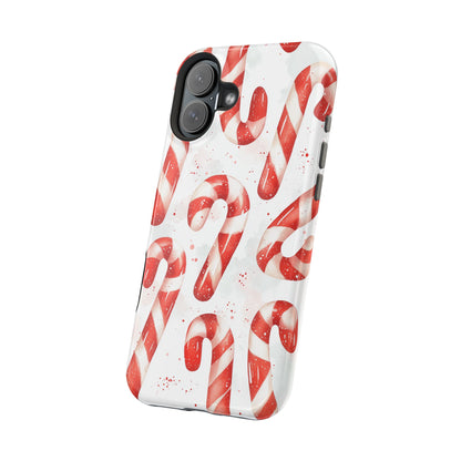 Festive Candy Cane Delight - MagSafe iPhone Series Case