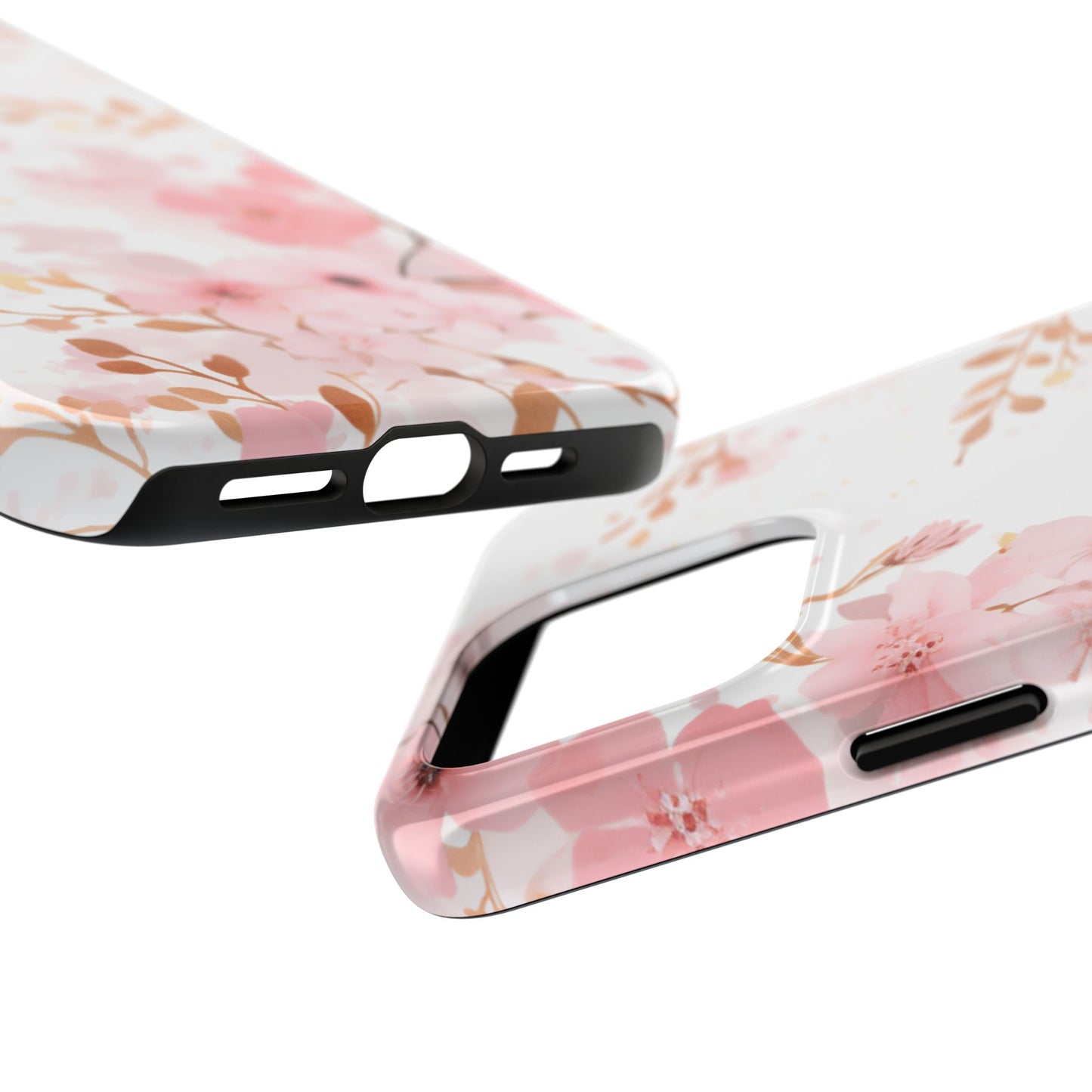 Soft Pink Cherry Blossom iPhone Case – Elegant Floral Design