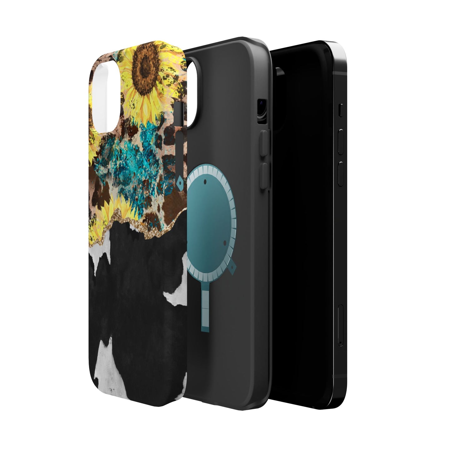 Rustic Sunflower Leopard Glam - MagSafe iPhone Series Case