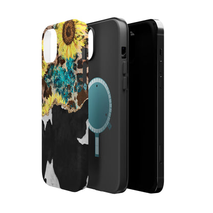 Rustic Sunflower Leopard Glam - MagSafe iPhone Series Case