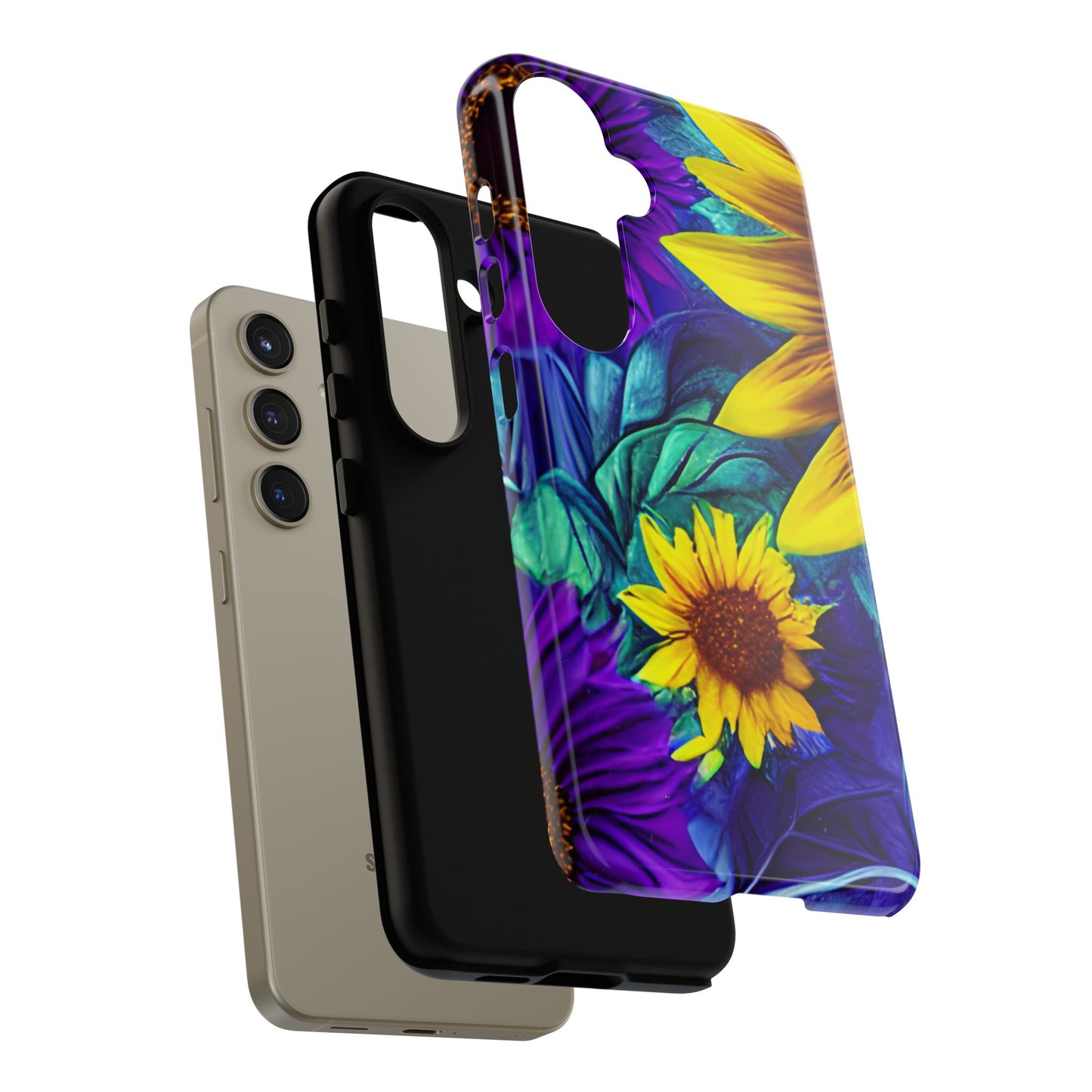 Purple & Gold Sunflower Dream - Samsung Galaxy Series Case