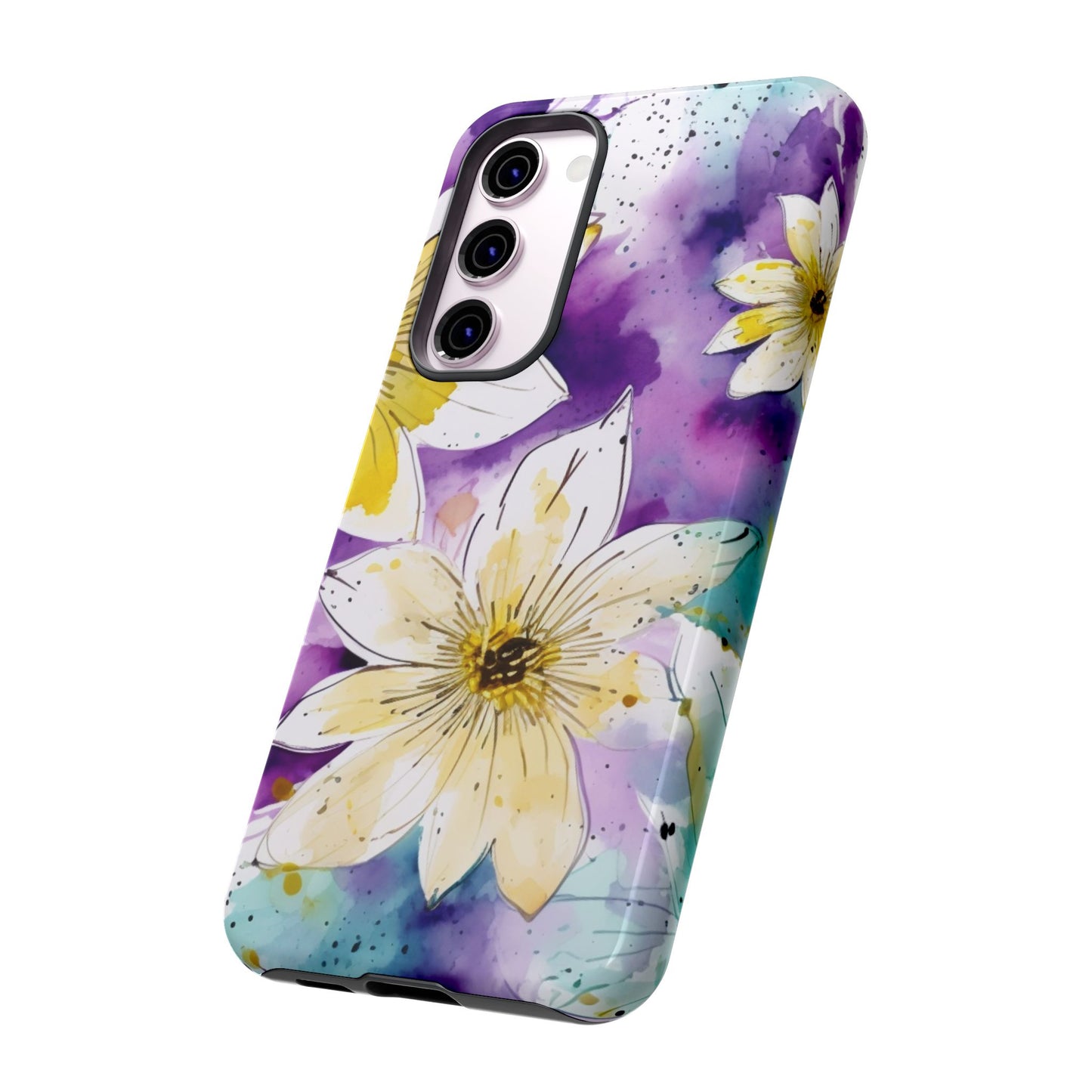 Abstract Floral Watercolor Splash - Samsung Galaxy Series Case