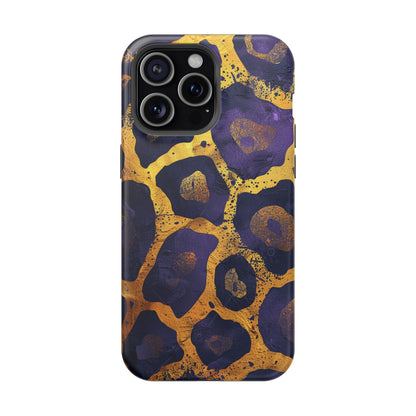 Regal Amethyst Leopard iPhone Case