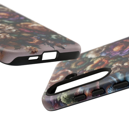 Floral Elegance For Samsung - Protective Dual-Layer Design with Vibrant Full-Wrap Print