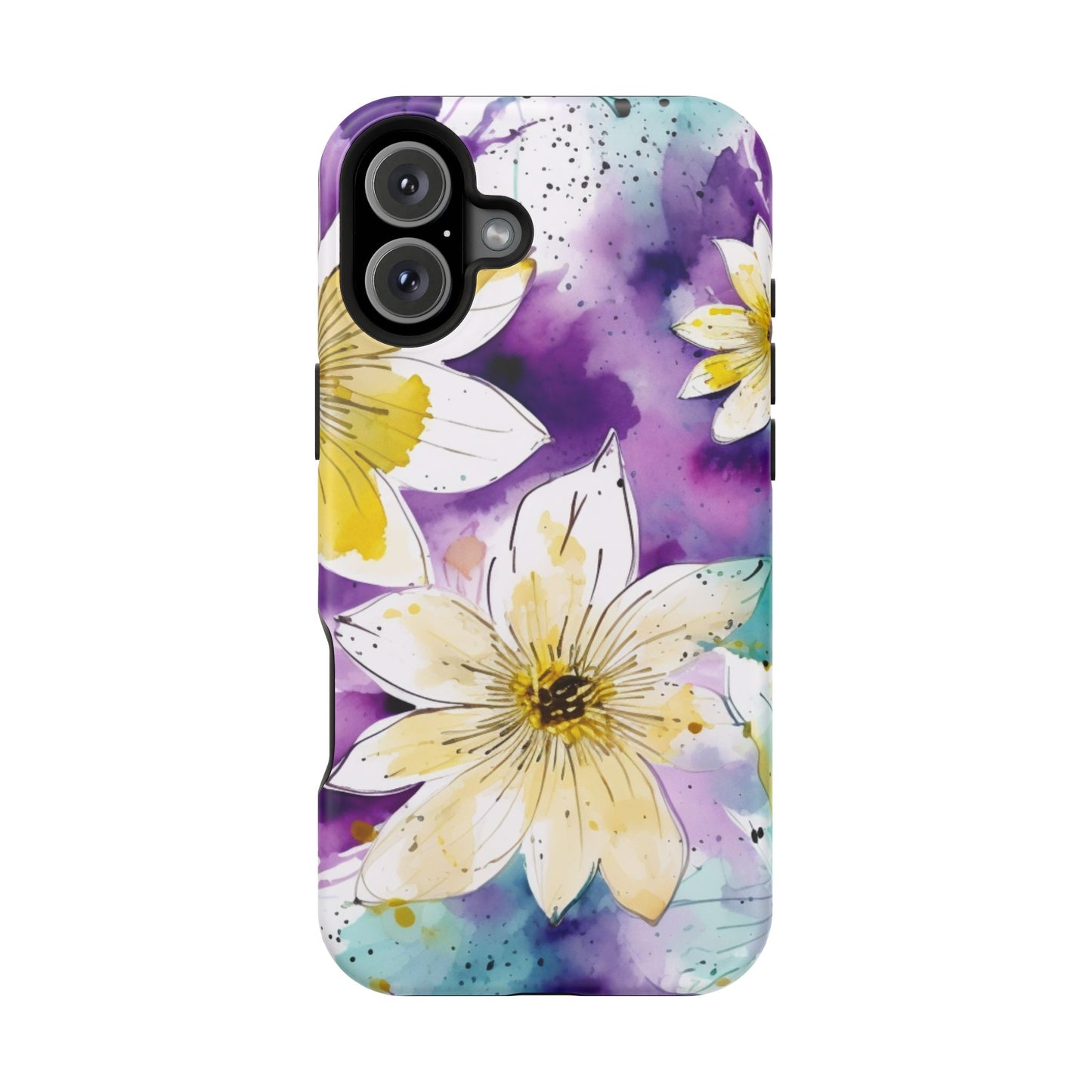 Abstract Floral Watercolor Splash - MagSafe iPhone Series Case