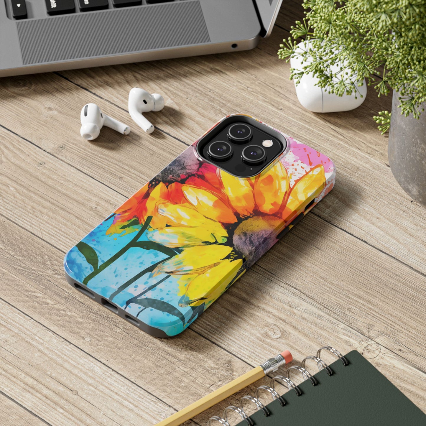 Bold Watercolor Sunflowers - iPhone Series Case