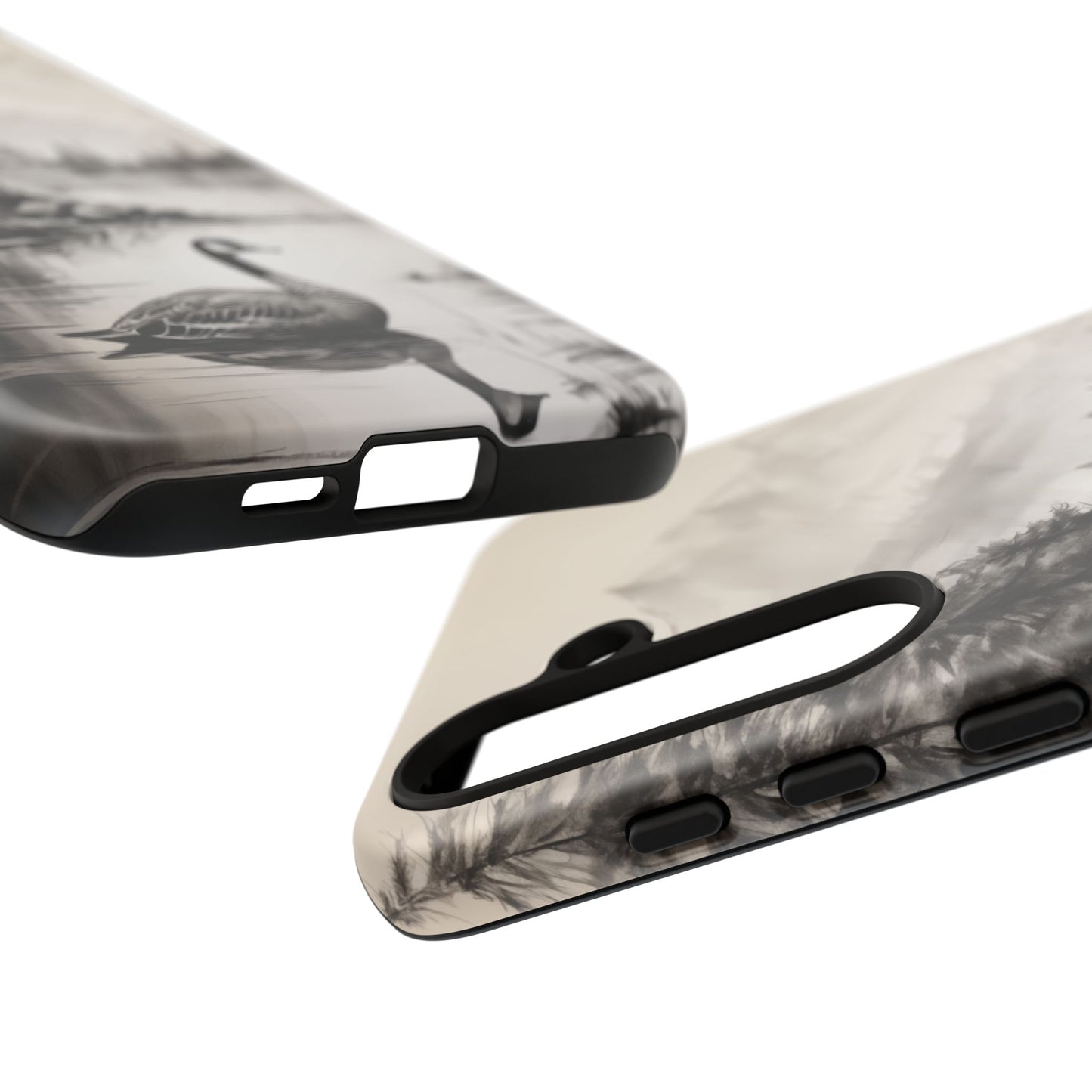 Canadian Goose Phone Case - Charcoal Sketch Design!