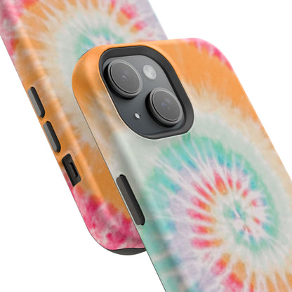 Pastel Tie-Dye MagSafe iPhone Case – Soft Colors & Magnetic Functionality