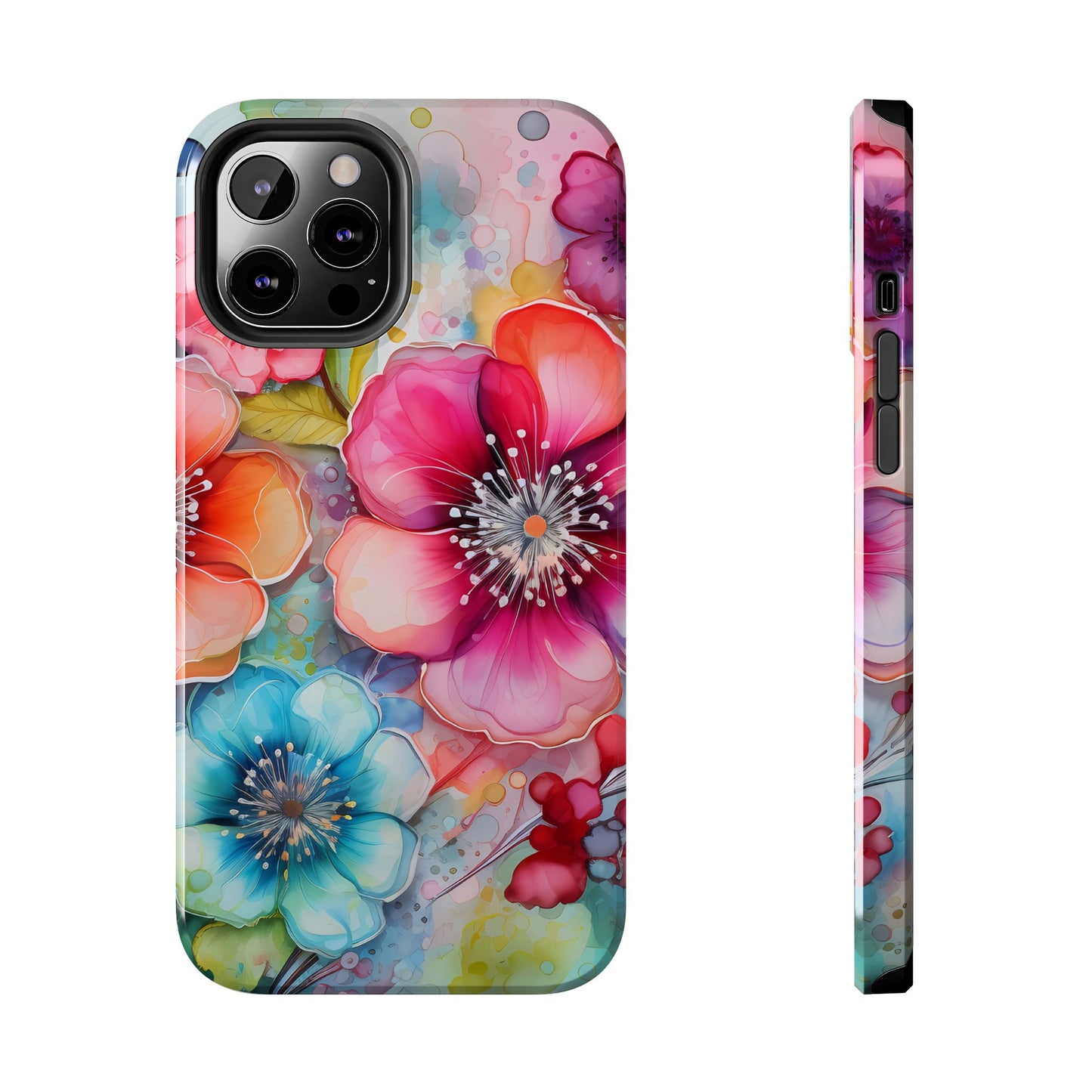 Vibrant Watercolor Floral Garden - iPhone Series Case