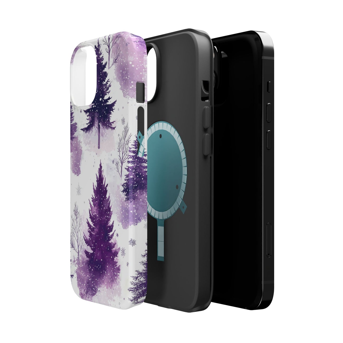 Purple Snowy Forest - MagSafe iPhone Series Case