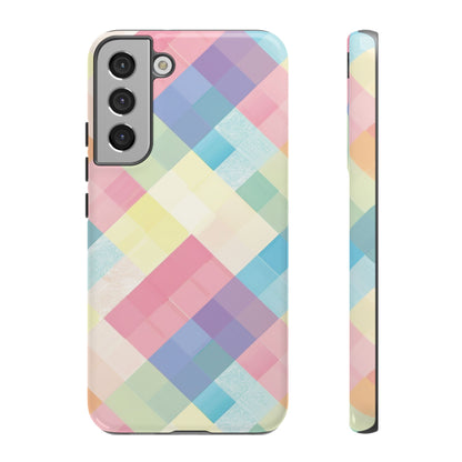 Spring Sonata Pastel Plaid Case