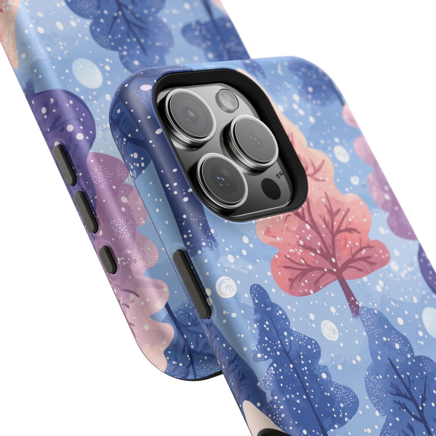 Pink & Purple Winter Wonderland - MagSafe iPhone Series Case