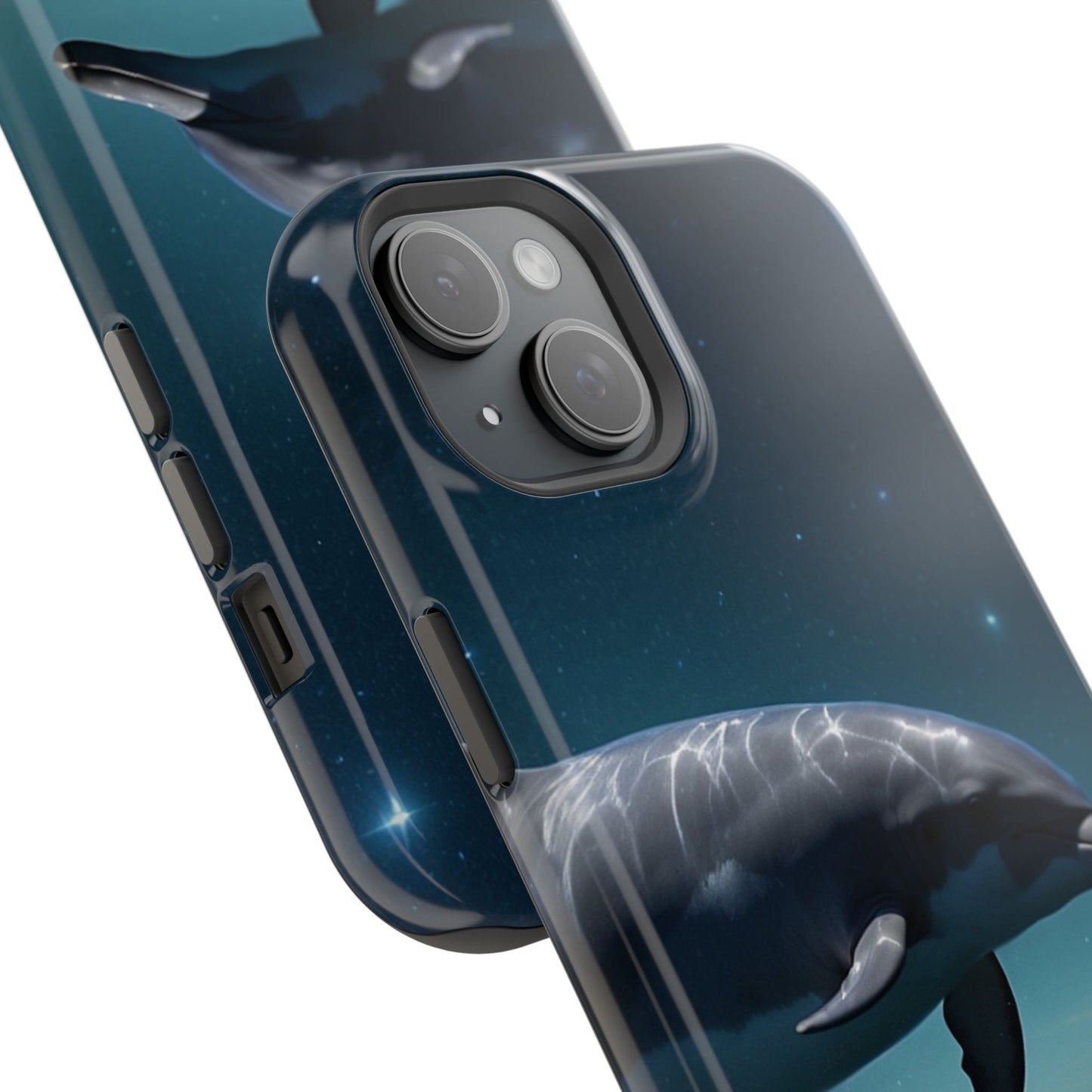 Midnight Ocean Dolphin - MagSafe-Compatible Case