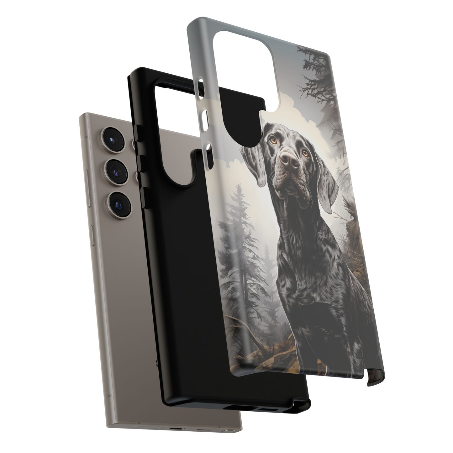 German Shorthair Pointer Phone Case - Tough & Durable with Dual Layer Protection!