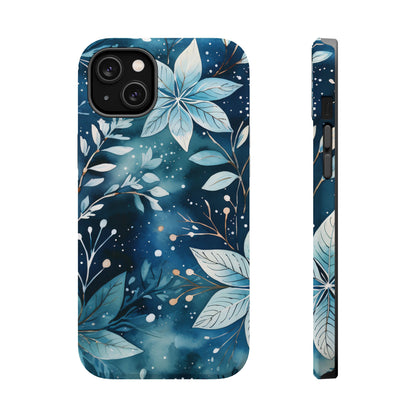 Midnight Frost Botanical – MagSafe iPhone Case