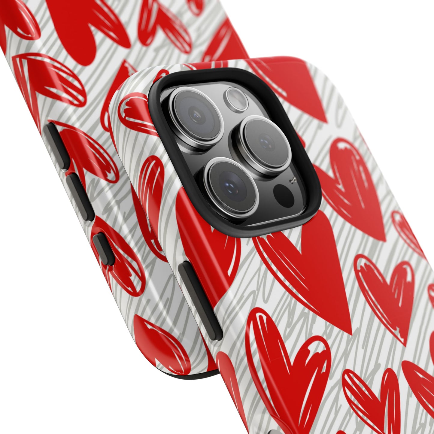 iPhone Case: Whimsical Heart Doodle