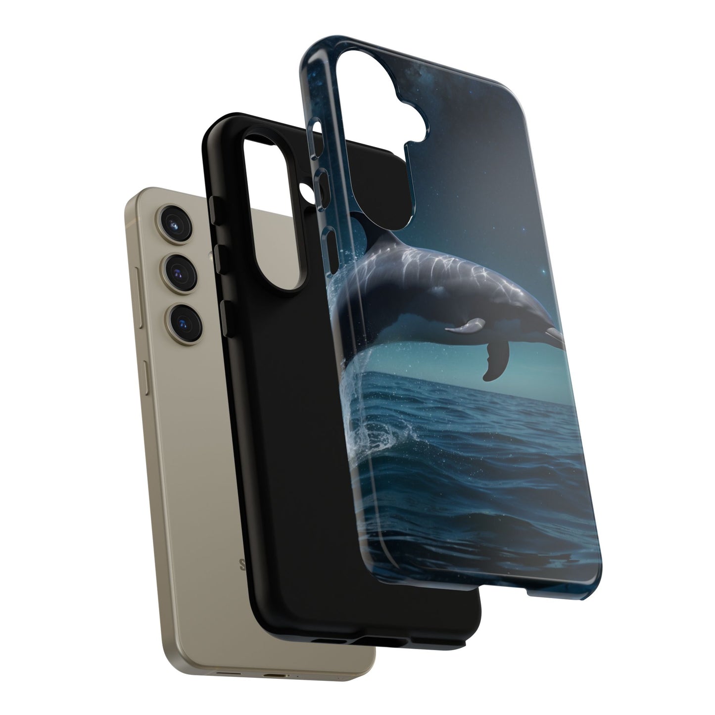 Midnight Ocean Dolphin - Samsung Galaxy Case
