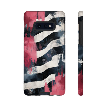 Blood Zebra Samsung Case – Bold Red & Black Pattern