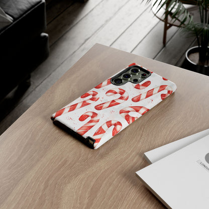 Festive Candy Cane Delight - Samsung Galaxy Series Case