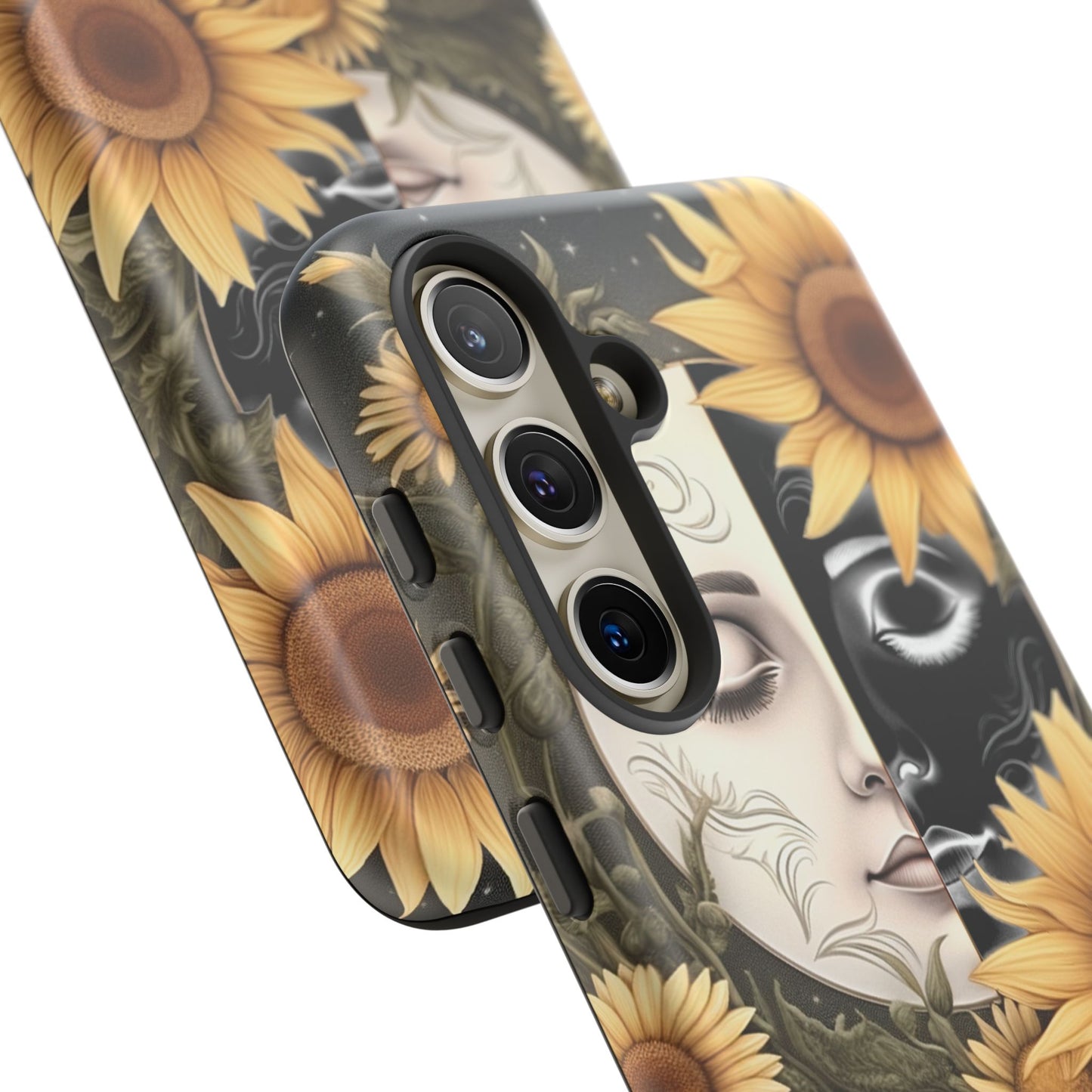 Sunflower Moon and Stars Samsung Galaxy Case – Ethereal Art Design