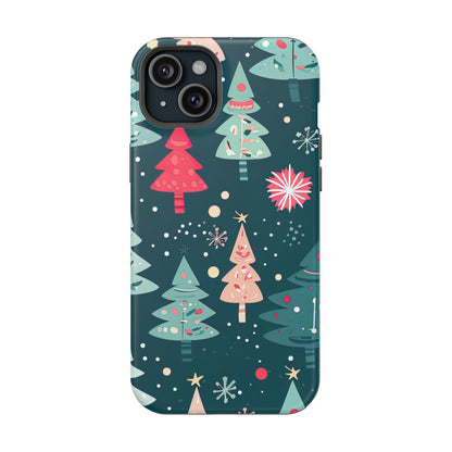 Whimsical Christmas Trees - MagSafe iPhone Series Case