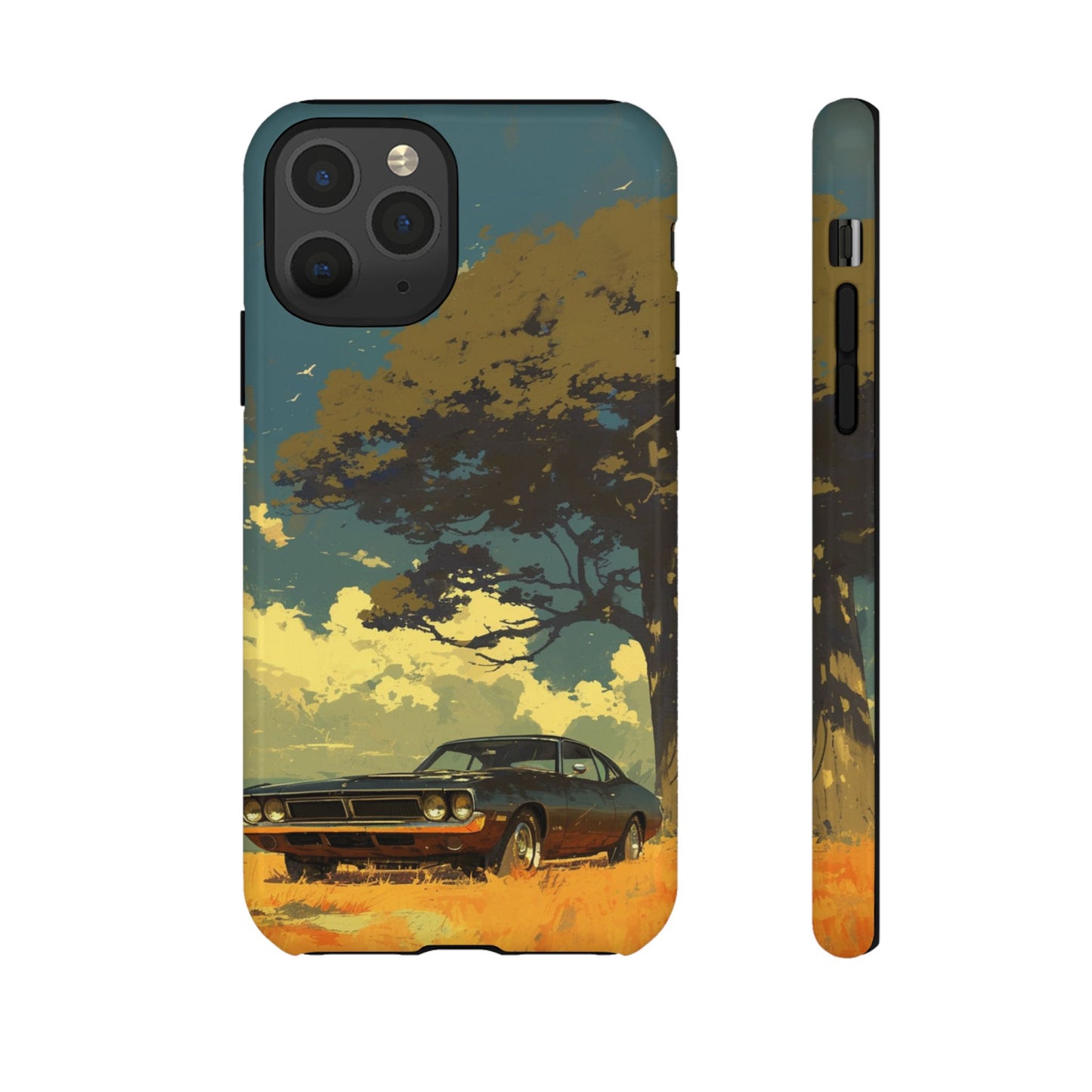 Retro Road Trip Vintage Car iPhone Case