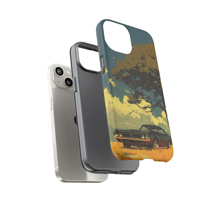 Retro Road Trip Vintage Car iPhone Case