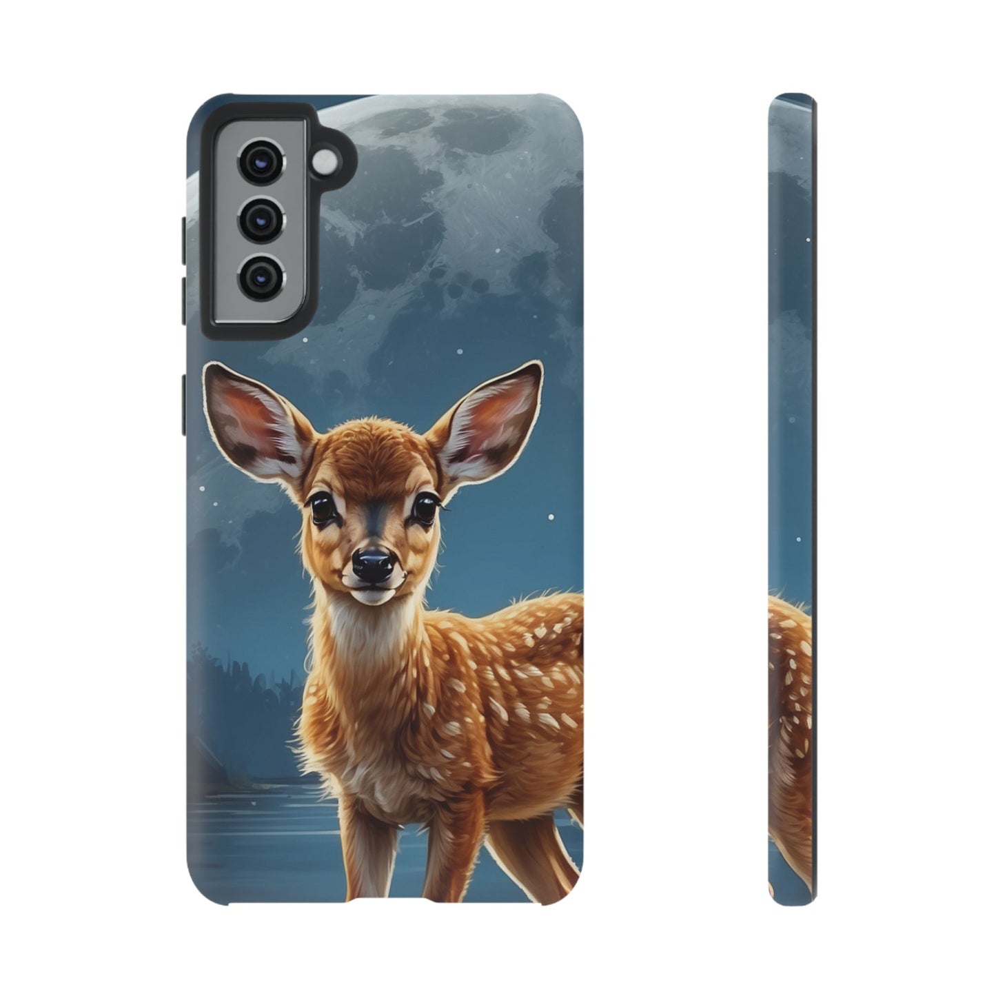 Samsung Galaxy Case – Enchanted Fawn Under the Moonlit Sky