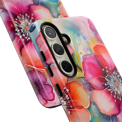 Vibrant Watercolor Floral Garden - Samsung Galaxy Series Case