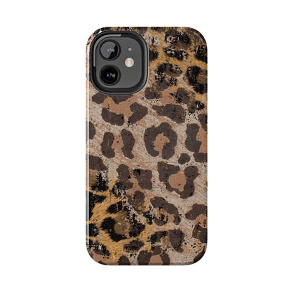 Vintage Distressed Leopard Print - iPhone Series Case