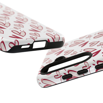 Love Scribble Samsung Galaxy Case