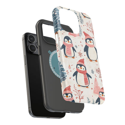 Penguin Paradise – Christmas Cheer MagSafe iPhone Case