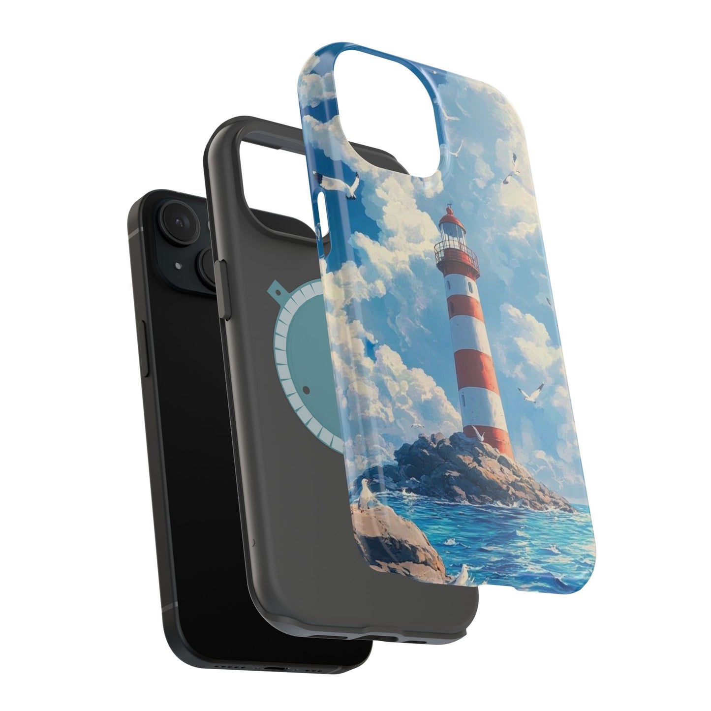 Iphone Case - Majestic Lighthouse Scene Design