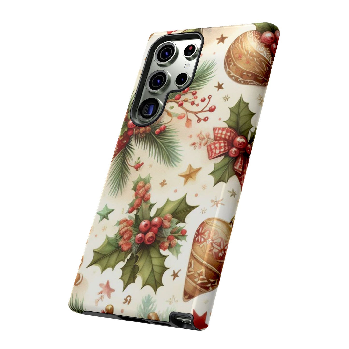 Classic Christmas Stocking & Ornaments Pattern – Samsung Galaxy Series Case