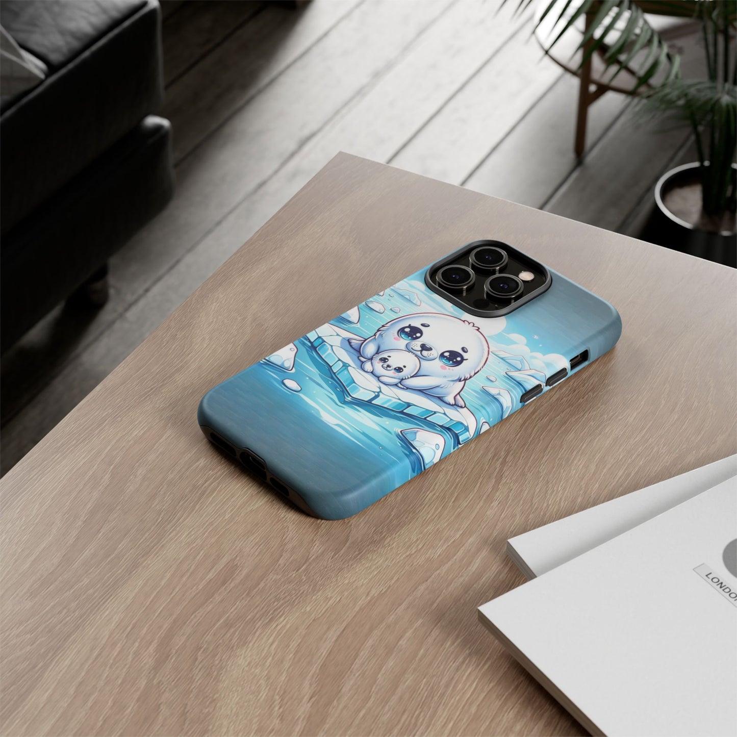 Arctic Embrace Seal iPhone Case