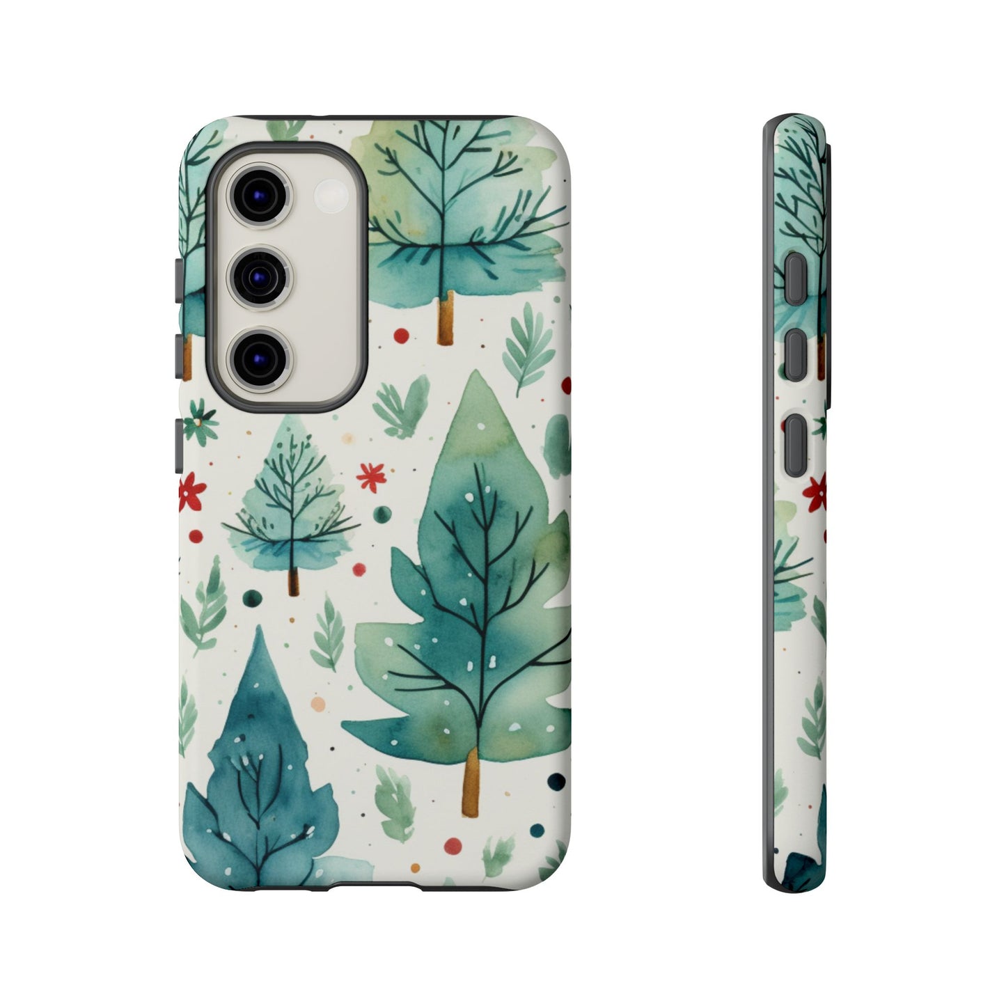 Watercolor Winter Forest -  Samsung Galaxy Series Case