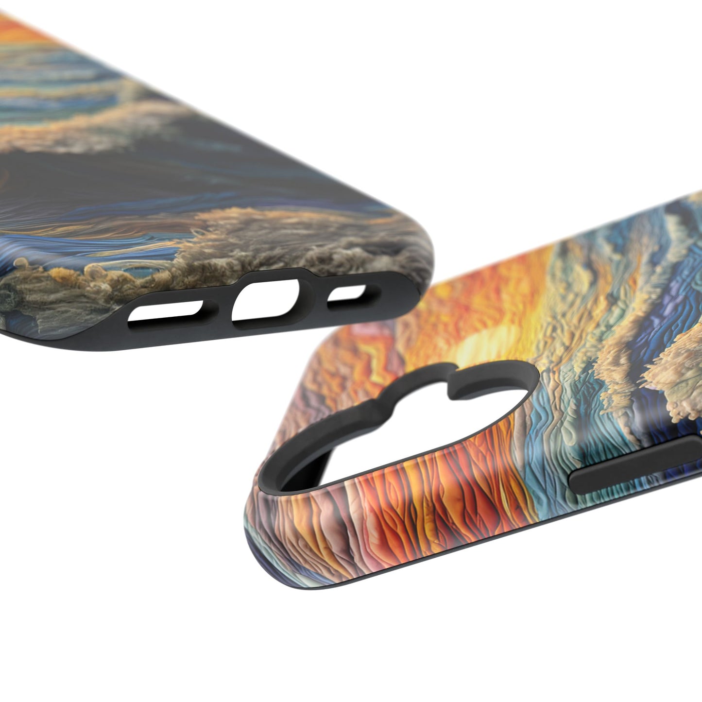 Ocean Sunset Tapestry Waves – MagSafe iPhone Series Case